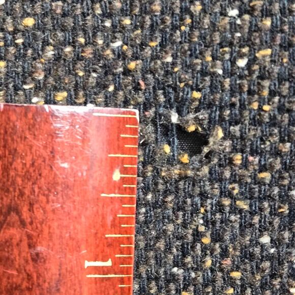 WILLI SMITH Brown Fully Lined Tweed Skirt Made in Italy Size 6 - Picture 6 of 13